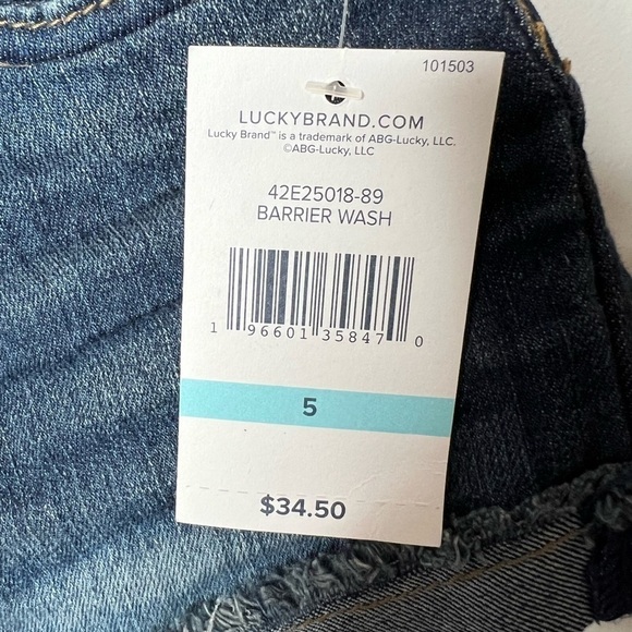 Little girls Lucky Brand Riley denim shorts - Picture 2 of 6